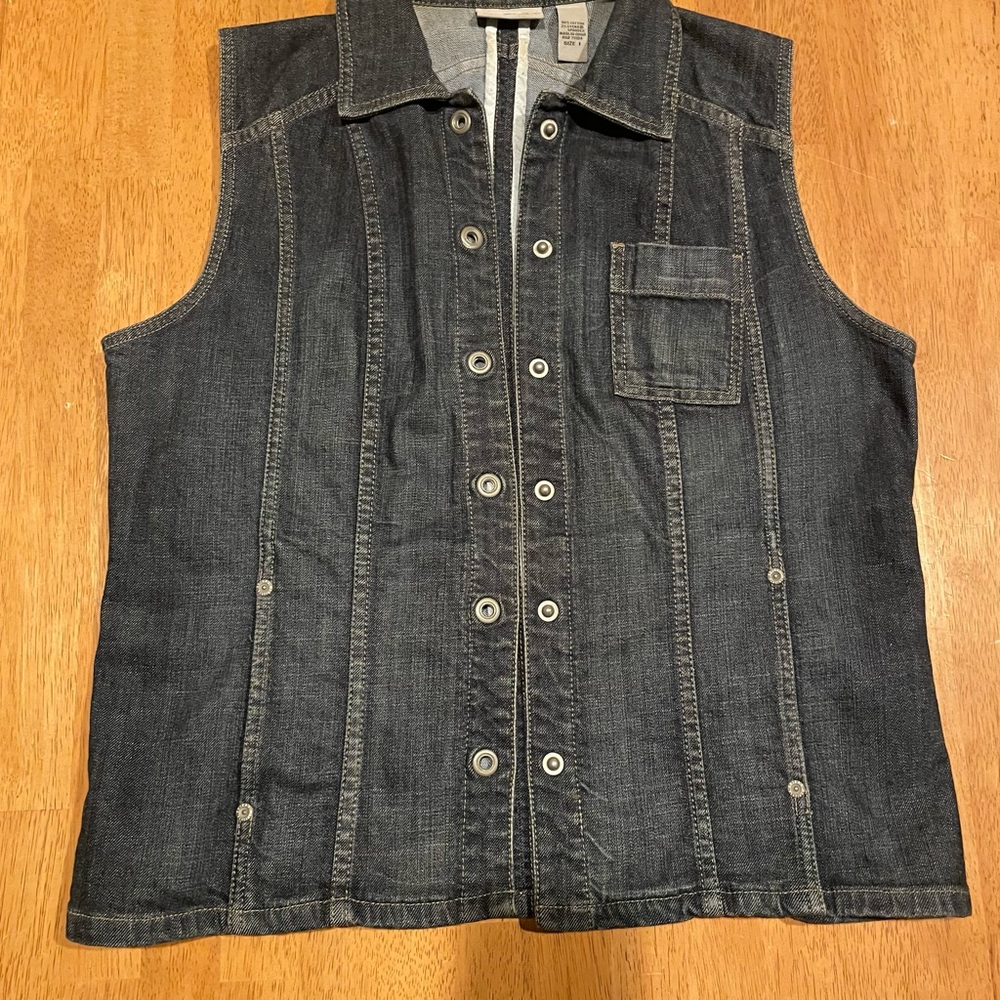 Chico’s Denim Vest. Size 1.